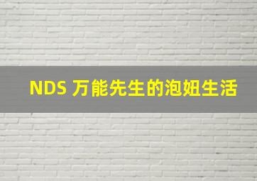 NDS 万能先生的泡妞生活