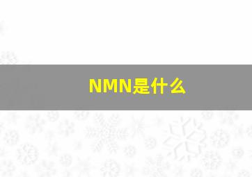 NMN是什么