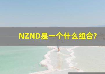 NZND是一个什么组合?