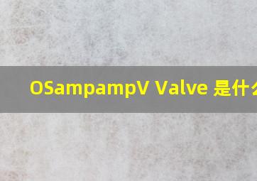 OS&V Valve 是什么阀门