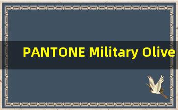 PANTONE Military Olive 190622 TCX 色号查询