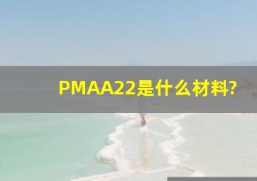 PMAA22是什么材料?
