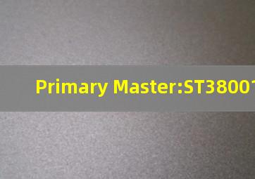 Primary Master:ST380011A 3.06