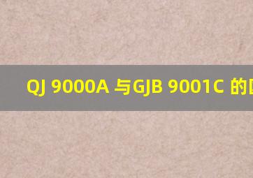 QJ 9000A 与GJB 9001C 的区别?