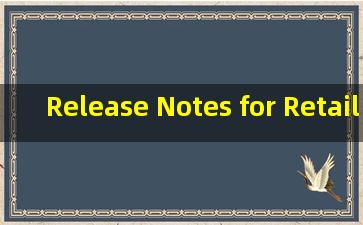 Release Notes for Retail Process Platform Release