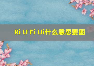 Ri U Fi Ui什么意思,要图