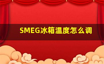 SMEG冰箱温度怎么调