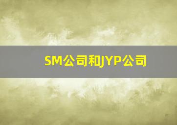 SM公司和JYP公司