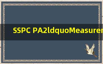 SSPC PA2“Measurement of Dry Coating Thickness with magnetic ...