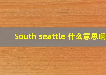 South seattle 什么意思啊