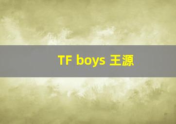 TF boys 王源