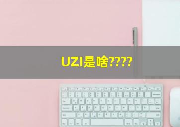 UZI是啥????