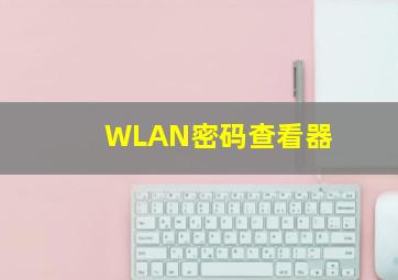 WLAN密码查看器