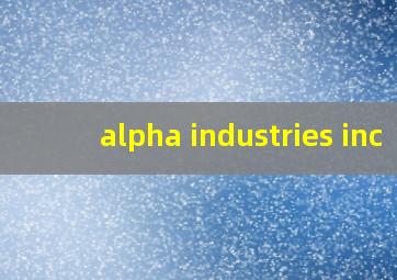 alpha industries inc