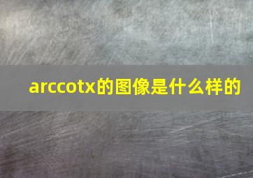 arccotx的图像是什么样的