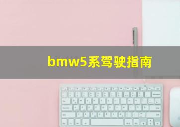 bmw5系驾驶指南(