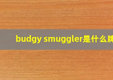 budgy smuggler是什么牌子