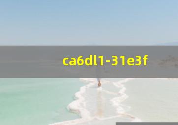 ca6dl1-31e3f