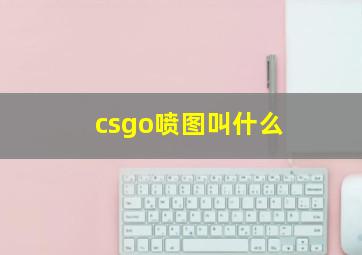 csgo喷图叫什么