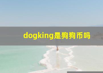 dogking是狗狗币吗