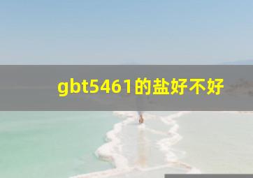 gbt5461的盐好不好