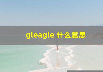 gleagle 什么意思