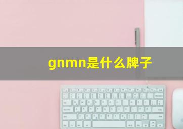 gnmn是什么牌子