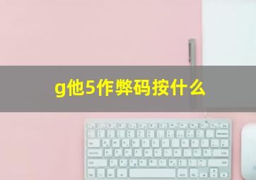 g他5作弊码按什么