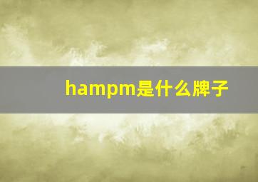 h&m是什么牌子