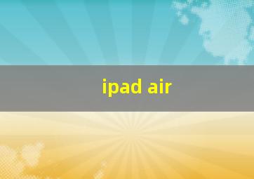 ipad air