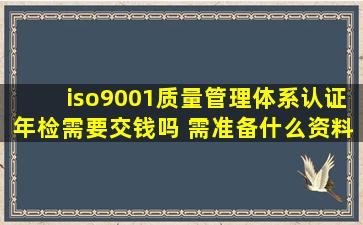 iso9001质量管理体系认证年检需要交钱吗 需准备什么资料