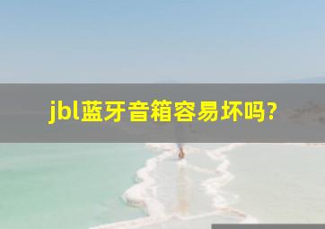 jbl蓝牙音箱容易坏吗?