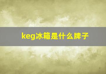 keg冰箱是什么牌子