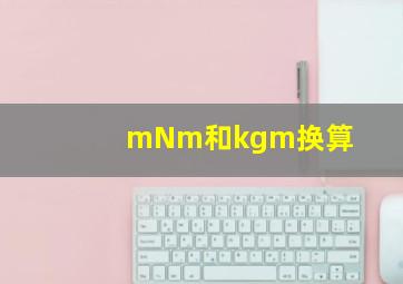 mNm和kgm换算