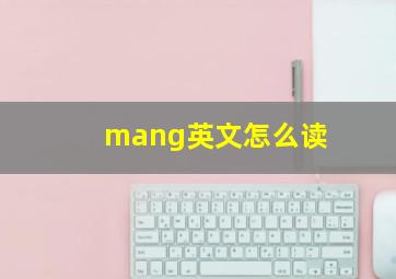 mang英文怎么读