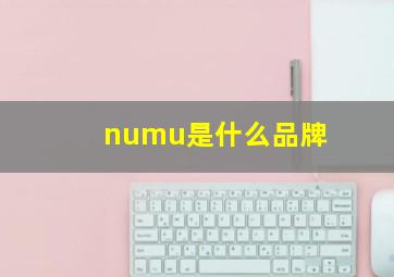 numu是什么品牌(