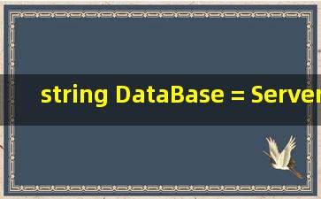 string DataBase = Server.MapPath("db/hsjdata.mdb");