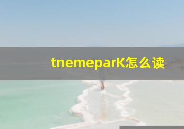 tnemeparK怎么读