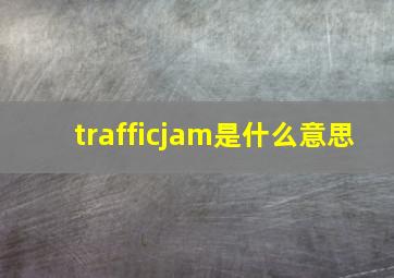 trafficjam是什么意思