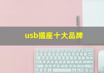 usb插座十大品牌