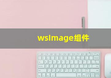 wsImage组件