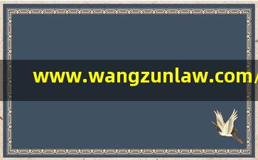www.wangzunlaw.com/appnews2024070418196020.shtml