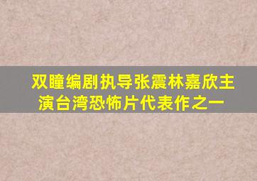 《双瞳》编剧执导,张震林嘉欣主演,台湾恐怖片代表作之一 