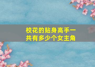 《校花的贴身高手》一共有多少个女主角(