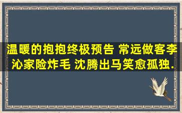 《温暖的抱抱》终极预告 常远做客李沁家险炸毛 沈腾出马笑愈孤独...