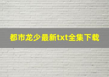 《都市龙少》最新txt全集下载