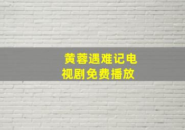 《黄蓉遇难记》电视剧免费播放 