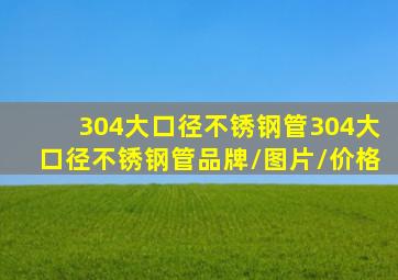 【304大口径不锈钢管】304大口径不锈钢管品牌/图片/价格