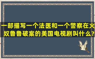 一部描写一个法医和一个警察在火奴鲁鲁破案的美国电视剧叫什么?