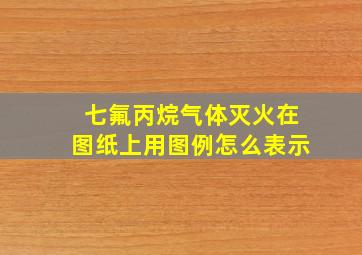 七氟丙烷气体灭火在图纸上用图例怎么表示